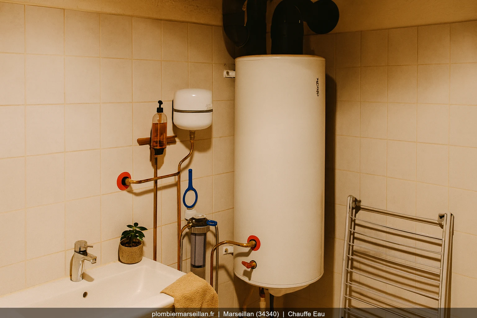 Remplacement chauffe-eau electrique Ariston Lydos 80L a Marseillan (34340)