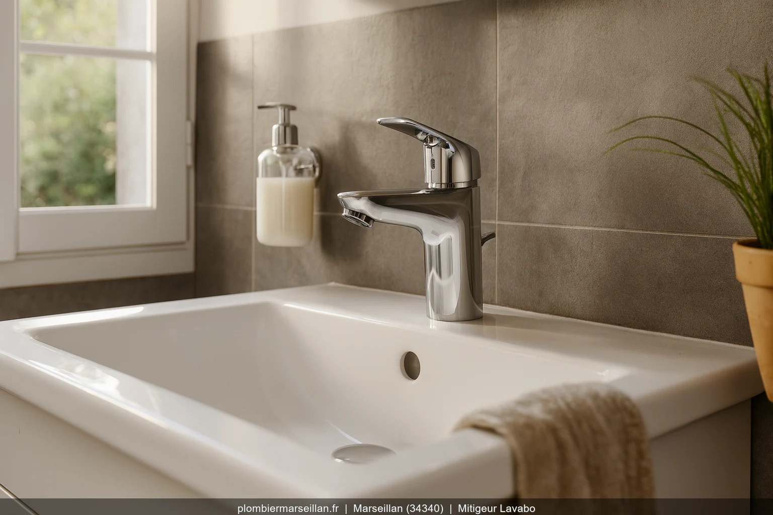 Remplacement mitigeur lavabo Hansgrohe Focus a Marseillan (34340)